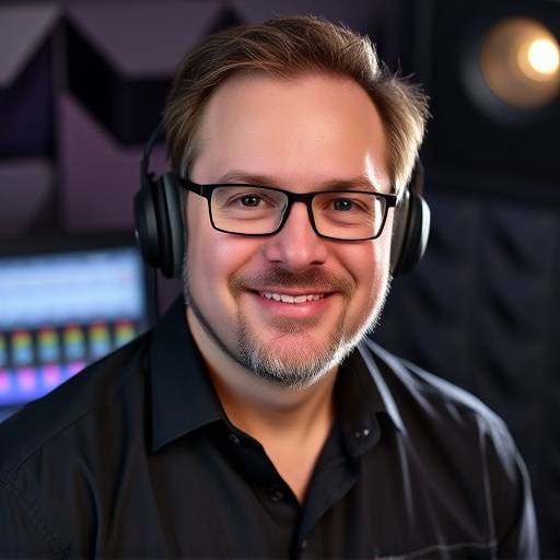 Headshot of Michael Brown, the Chief Audio Engineer at Starlight Productions.